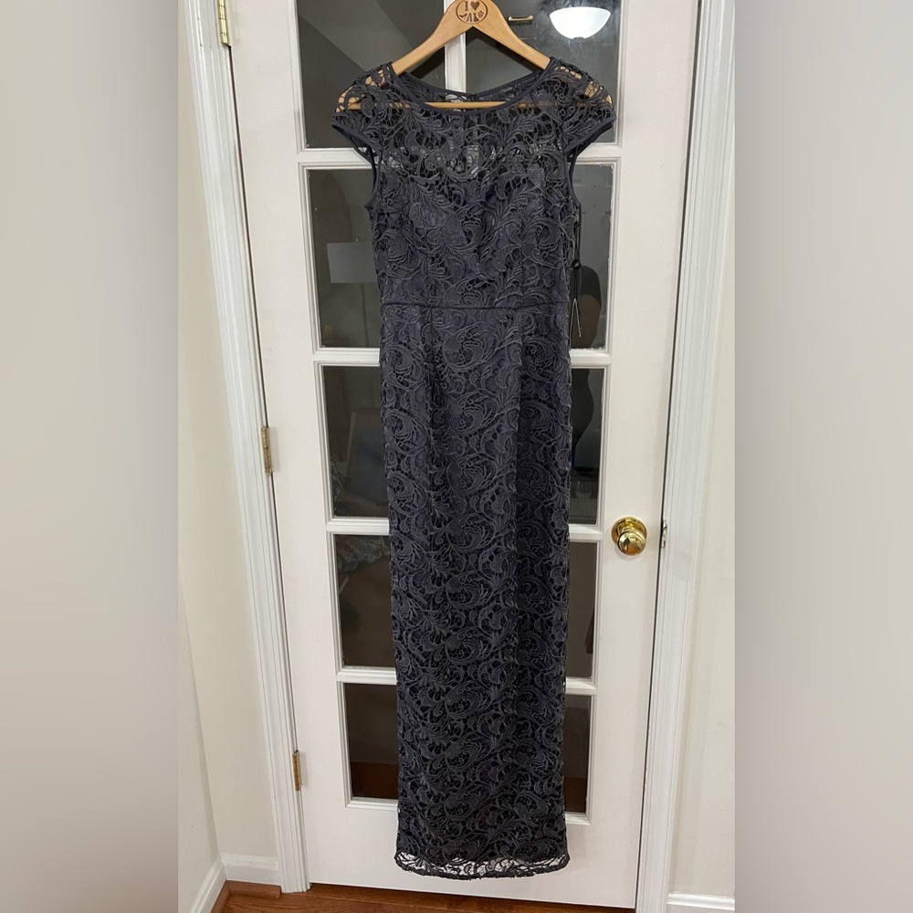 Adrianna Papell Maxi Lace Dress